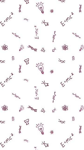 Free science doodles educational-scientific illustration albert einstein illustration