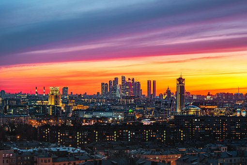 Centrum, Skyline, Smukt Tapet