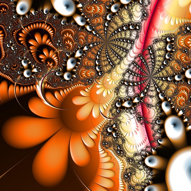 Free pattern design fractal illustration