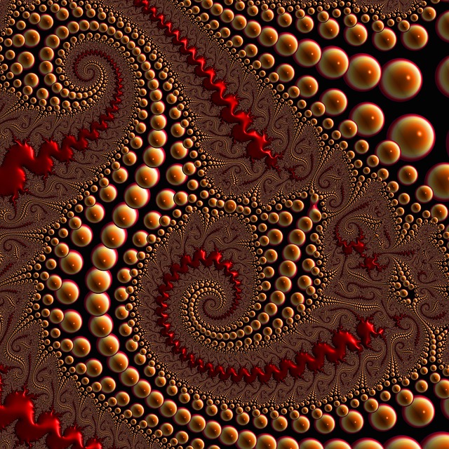 Free pattern design fractal illustration