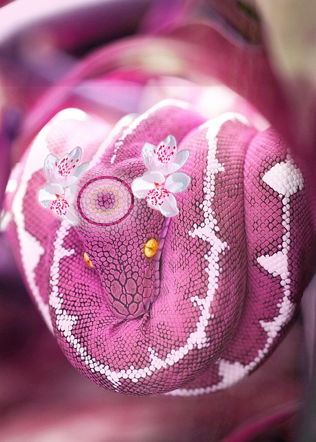 Free Snake Pink photo and picture