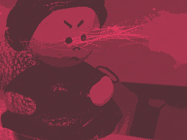 Free stress anger bad mood illustration