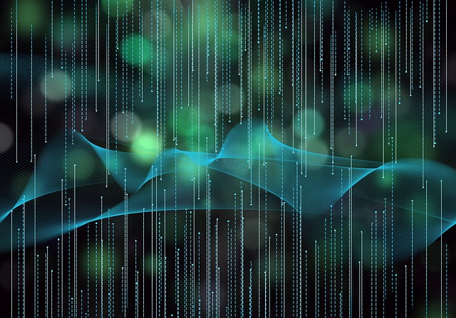 Free waves line background illustration