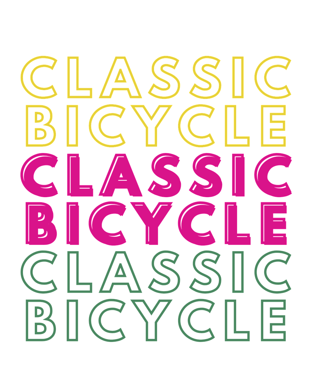 Download Bicycle, Ride, Classic. RoyaltyFree Stock Illustration Image
