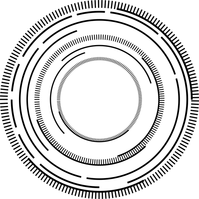 Free circle rings ticks vector