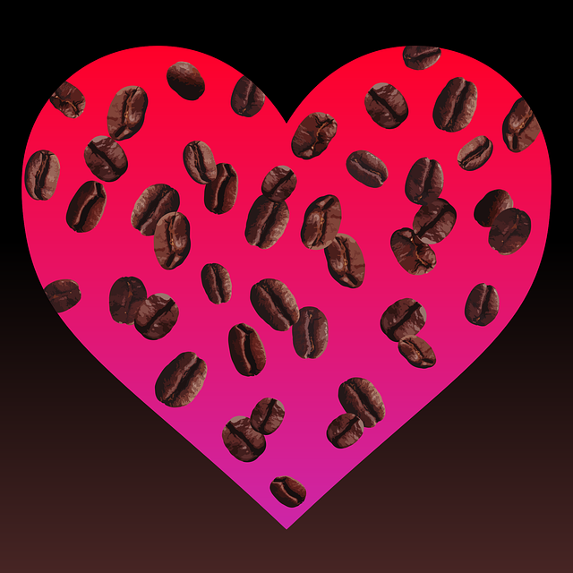 Free beans heart love vector