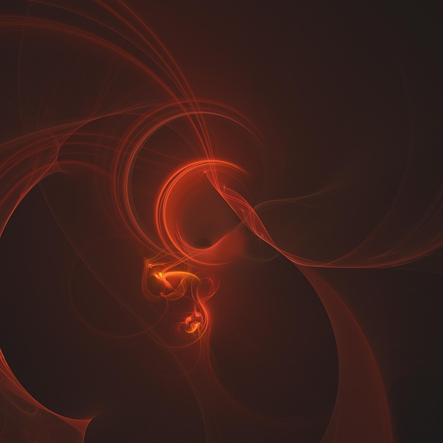 Download free HD stock image of Fractal Spiral Free fractal spiral red illustration