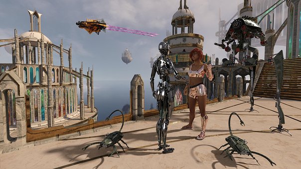 Futuristisch, Roboter, Cyborgs, Fantasie