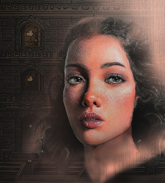 Free Woman Portrait illustration and picture