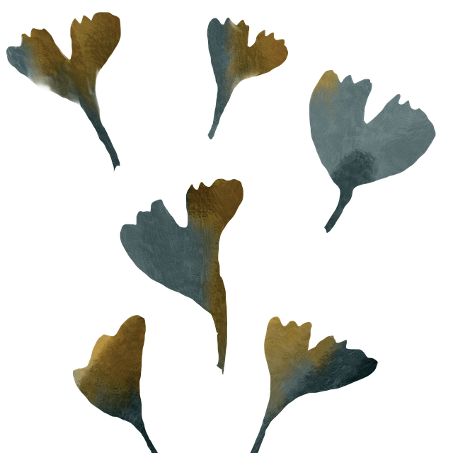 Free leaves gingko leaves watercolor leaves illustration