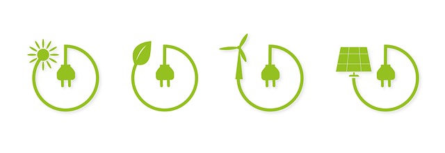Free solar power alternative energy wind energy illustration