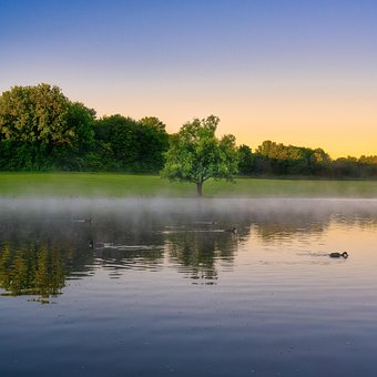 Free Lake Sunrise photo and picture