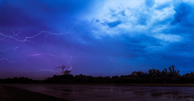 Free Thunderstorm Lightning photo and picture
