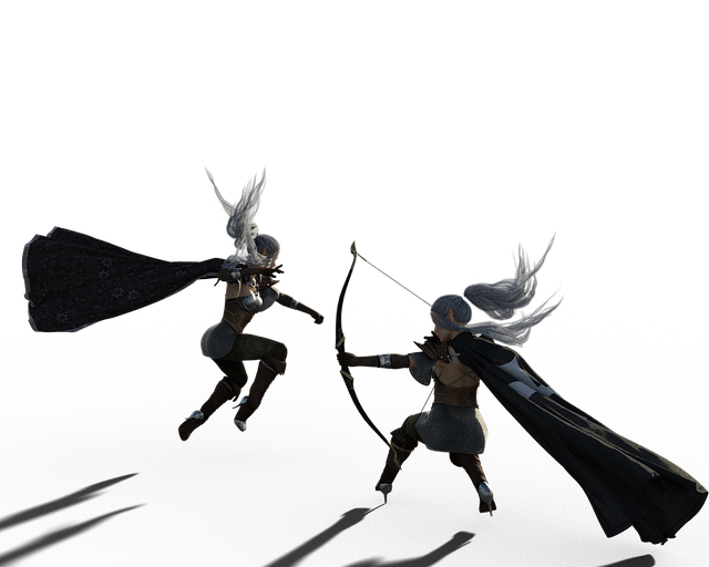 Free archer elf 3d illustration