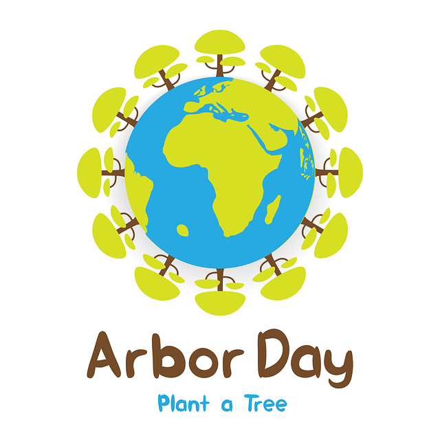 Free arbor day plant illustration