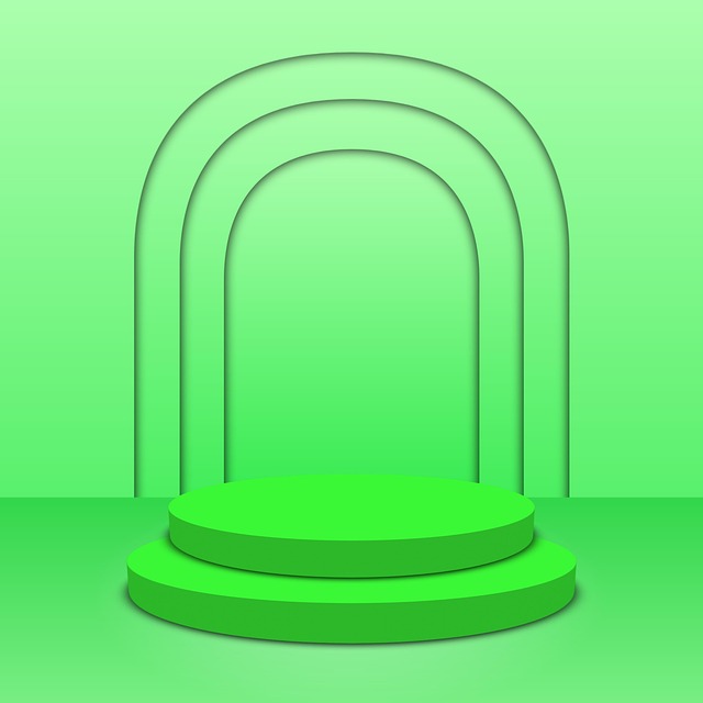 Free islamic podium 3d illustration