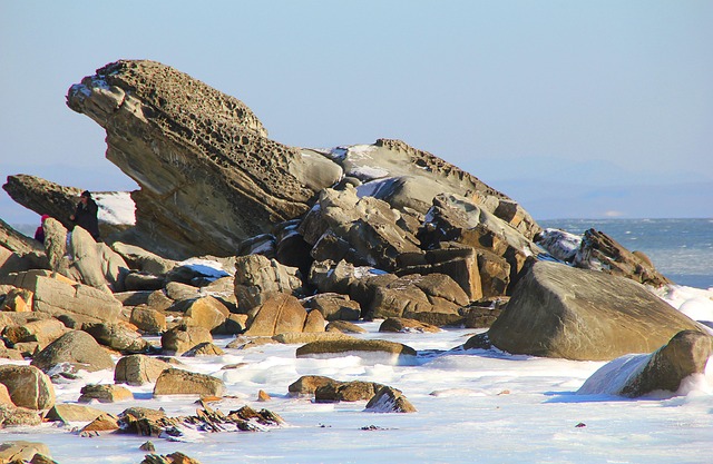 Playa, Invierno, Geología