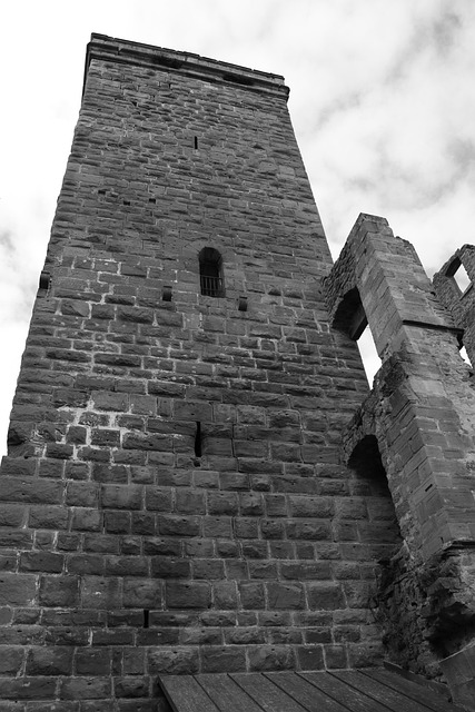 Free Black-And-White Castle photo and picture