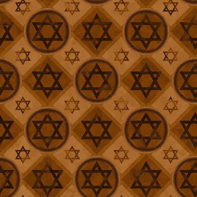 Free star of david magen david hexagram emblem illustration