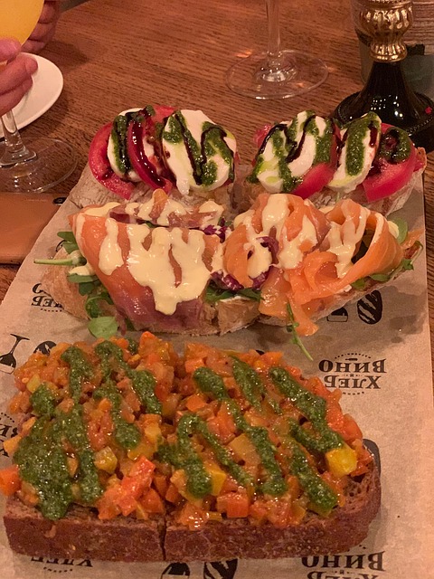 Un Restaurante, Plato, Bruschetta