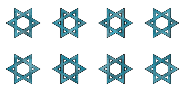 Free star of david magen david hexagram emblem illustration
