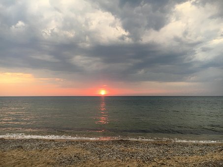 Free Sunset Sea photo and picture