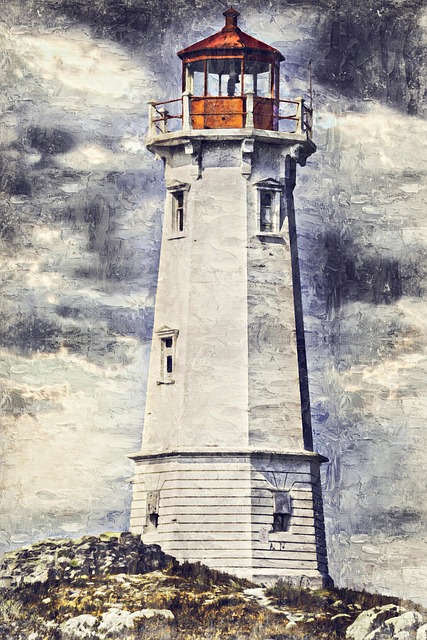 Download free HD stock image of Lighthouse Tower Free lighthouse tower photo art illustration
