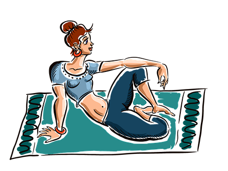 Sport, Vrouw, Yoga, Kunst, Plezier