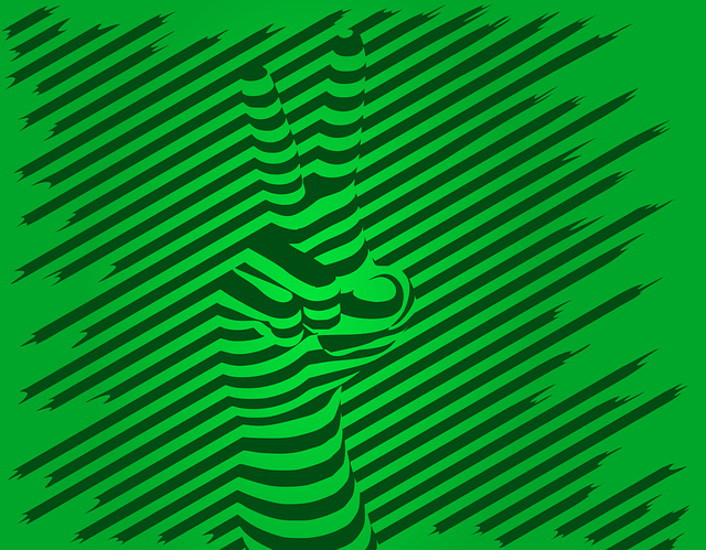 Free lines stripes hand vector