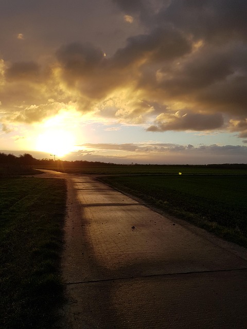 Free Path Sunset photo and picture