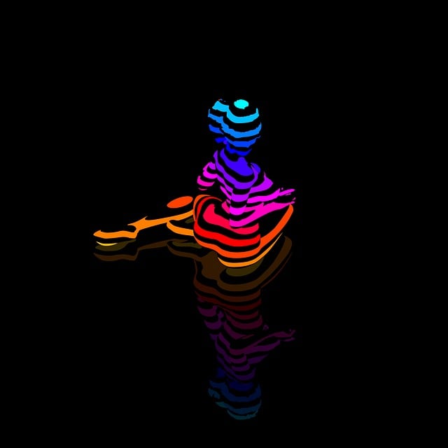 Free woman lines stripes vector