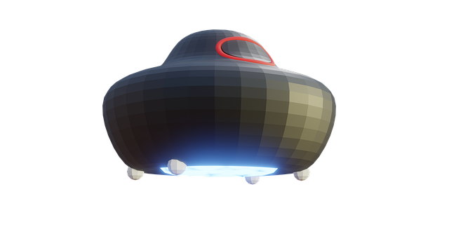 Free alien ufo space ship illustration