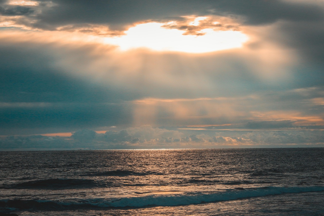 Sunbeams Sea Sunset - Free photo on Pixabay - Pixabay