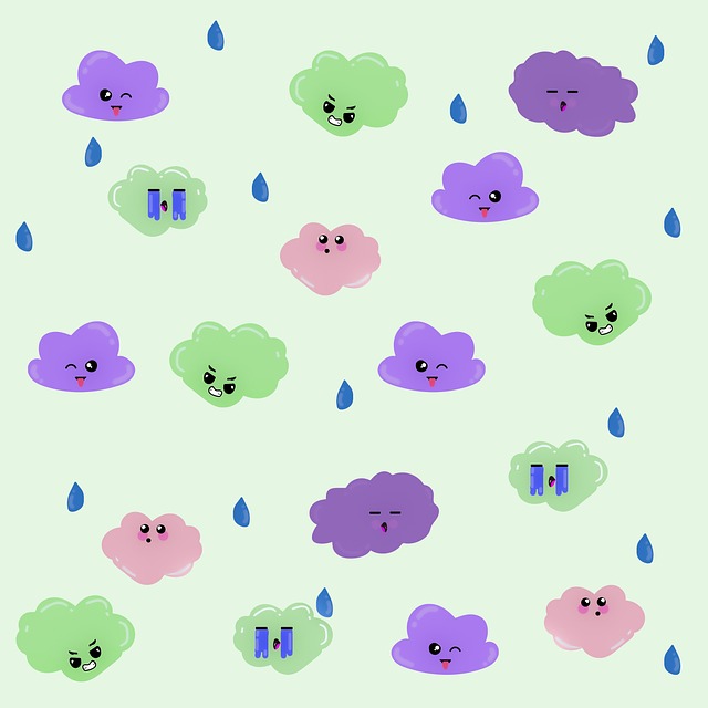 Free clouds pattern nature illustration