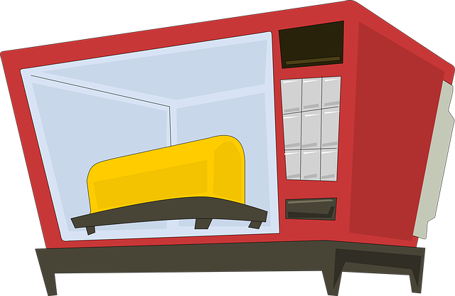 Free microwave cartoon microwave appliance vector