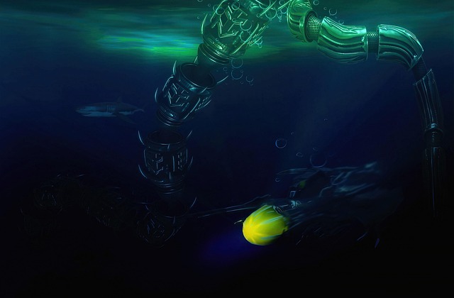 Free underwater ocean ngo illustration