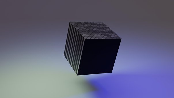 Free Cube Metal Cube photo and picture