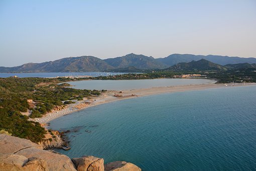 Cagliari, Turism, Sardinia, Plajă, Mare