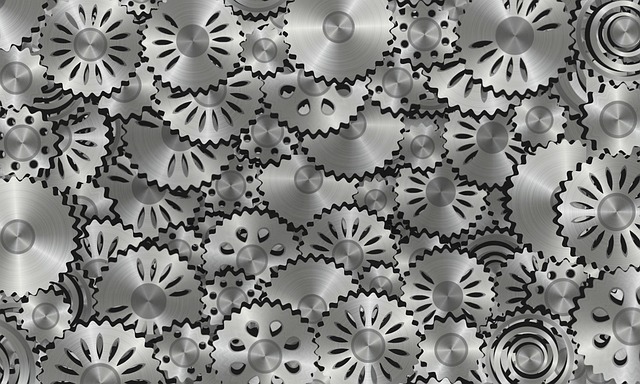 Free steampunk clockwork gears illustration
