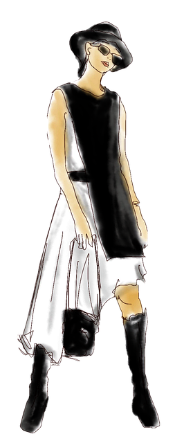 Free fashion woman beauty illustration