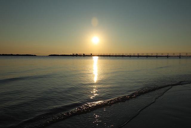 Free Beach Sunrise photo and picture