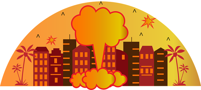 Free empty bomb nuclear bomb illustration