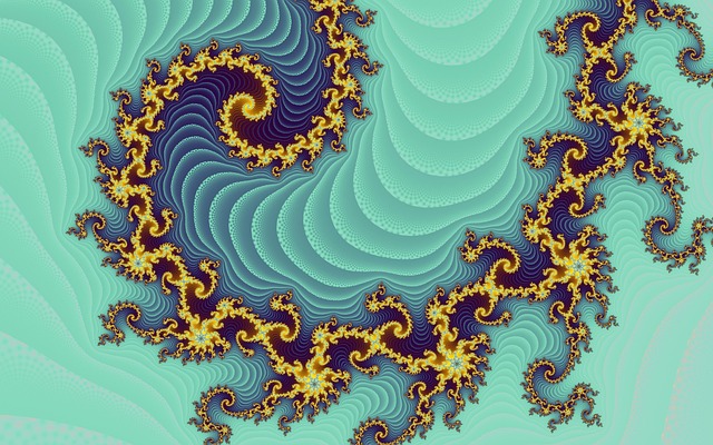 Free fractal art spiral illustration