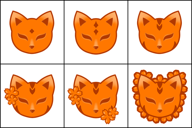 Download free HD stock image of Fox Animal Free fox animal flower illustration