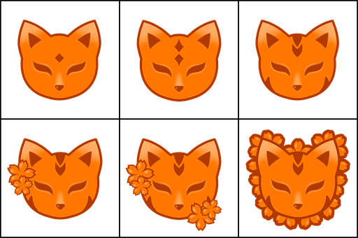 Fox, Tier, Blume, Abzeichen, Natur