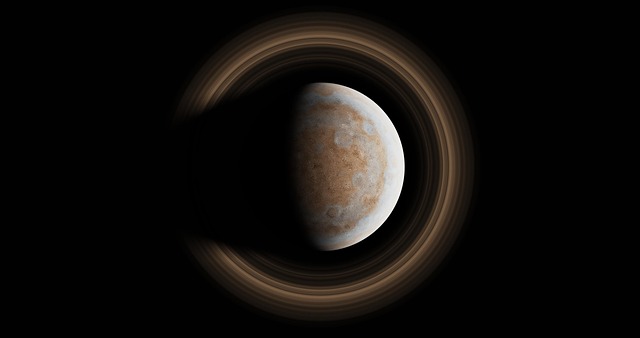 Free space exoplanet planet illustration