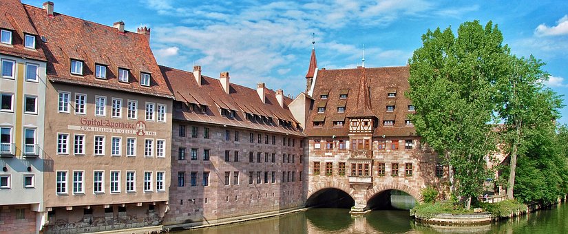 Kanal, Flod, Nürnberg, Turisme