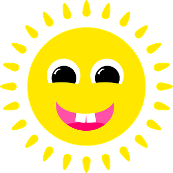 Free Sun Smile vector and picture