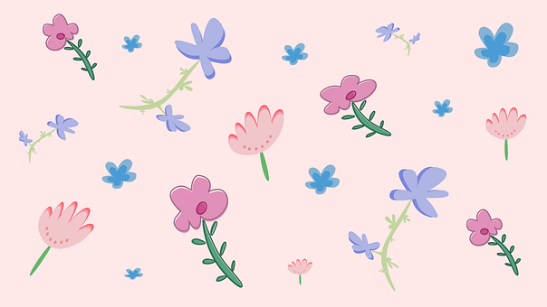 Blomster, Bakgrunn, Vakre Blomster