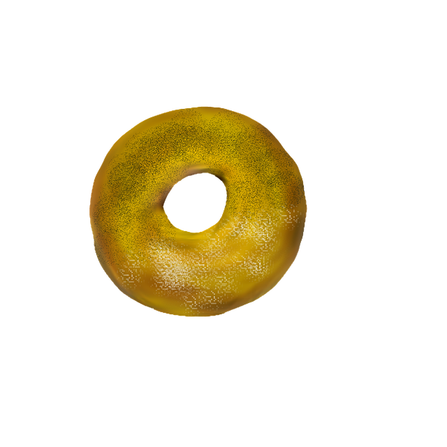 Free bagel food dough illustration